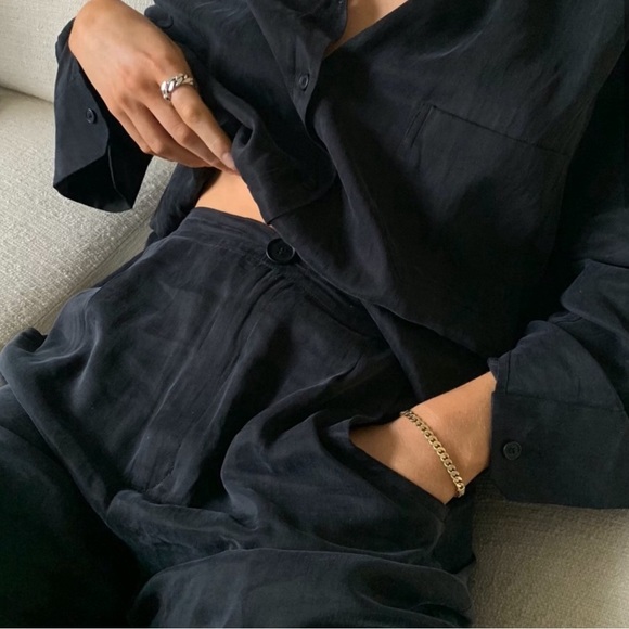 Djerf Avenue on the go Black Pants - Picture 2 of 6